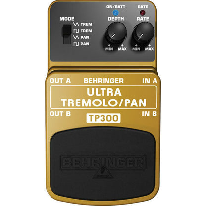 behringer effect pedals behringer tp300 ultra tremolo/pan