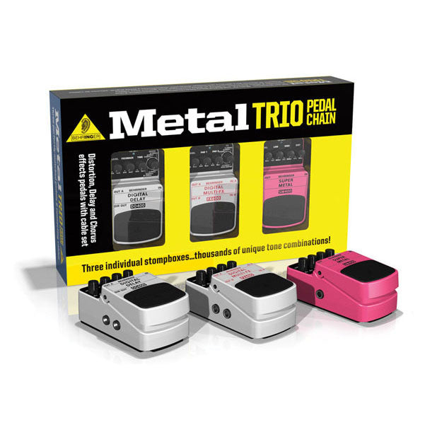 behringer effect pedals behringer tpk985 metal trio pack