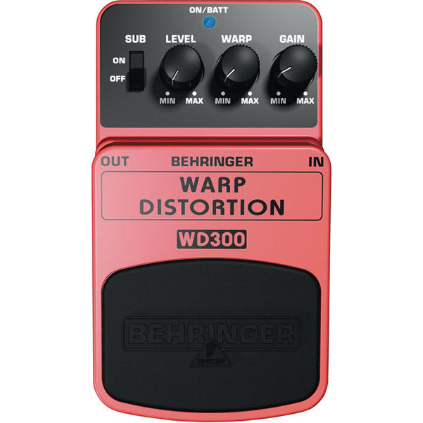 behringer effect pedals behringer wd300 wrap distortion