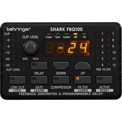 behringer feedback reduction behringer fbq100 shark automatic feedback destroyer