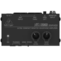 Behringer Headphone Amplifiers Black Behringer Micromon MA400 Headphone Amplifier