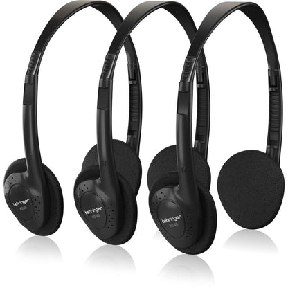 behringer headphones behringer ho 66 stereo headphones 3 multipack