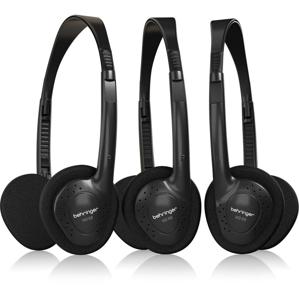 behringer headphones behringer ho 66 stereo headphones 3 multipack
