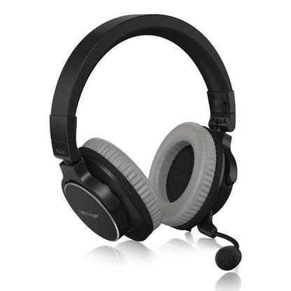behringer headphones black behringer bh470u premium stereo headset with detachable microphone and usb cable   