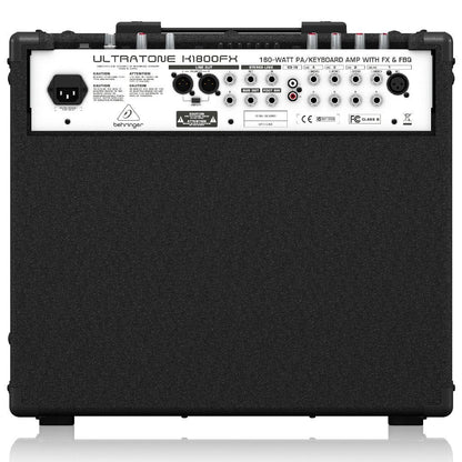 behringer keyboard amplifiers behringer ultratone k1800fx keyboard amp/pa system