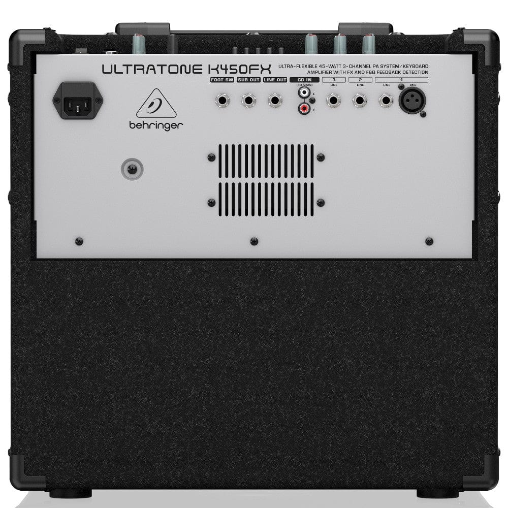 behringer keyboard amplifiers behringer ultratone k450fx keyboard amp/pa system