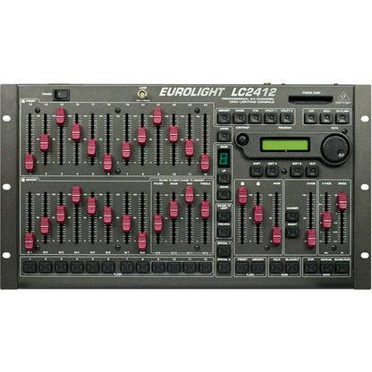 behringer light control consoles behringer eurolight lc2412  24 channel light console