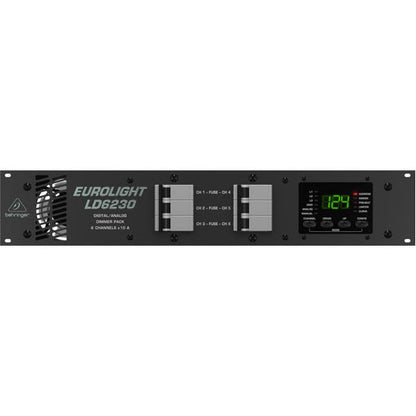 behringer lighting controllers behringer ld6230 - 6-channel dimmer rack