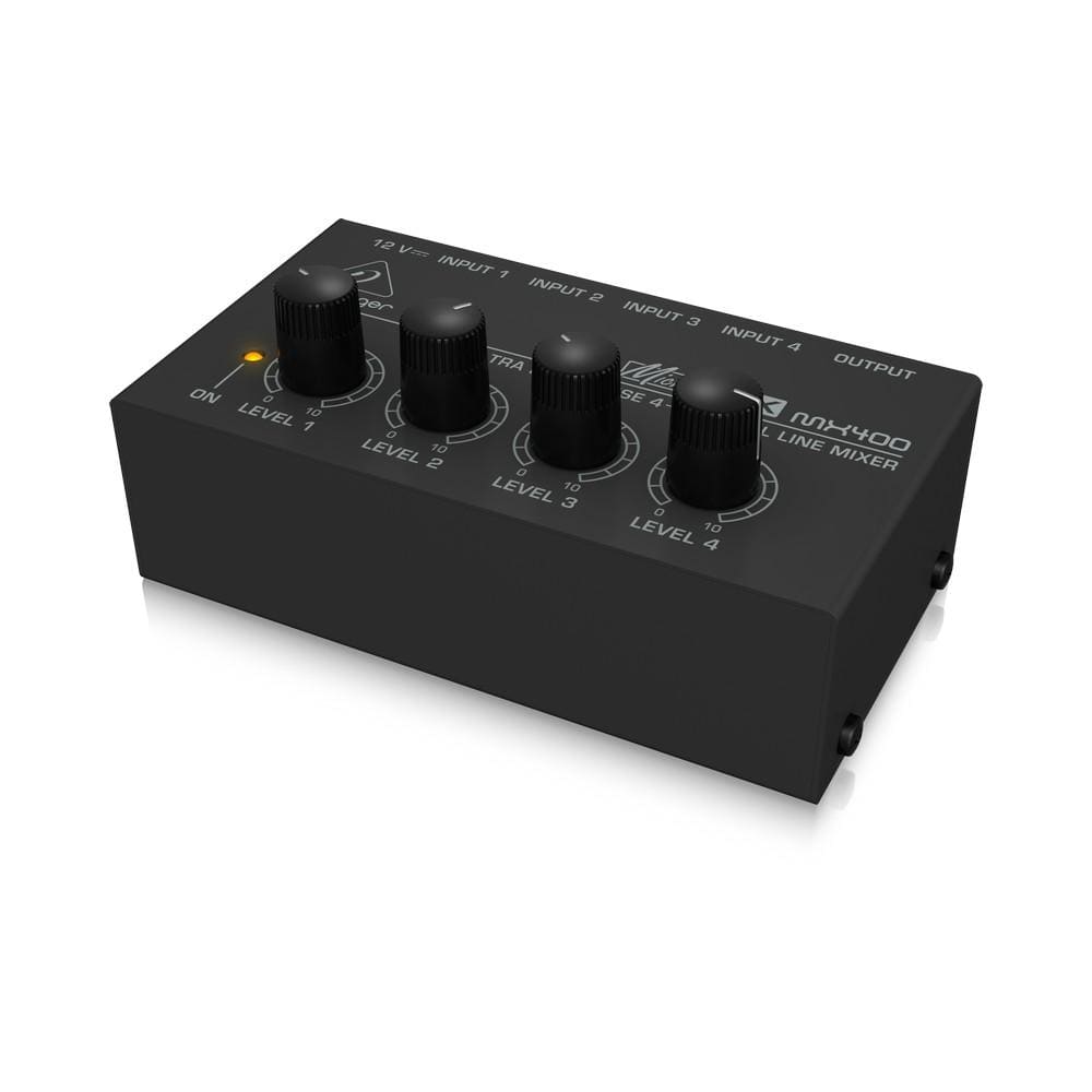 Behringer Line Mixers Behringer MX400 Ultra Low Noise 4-Channel Line Mixer