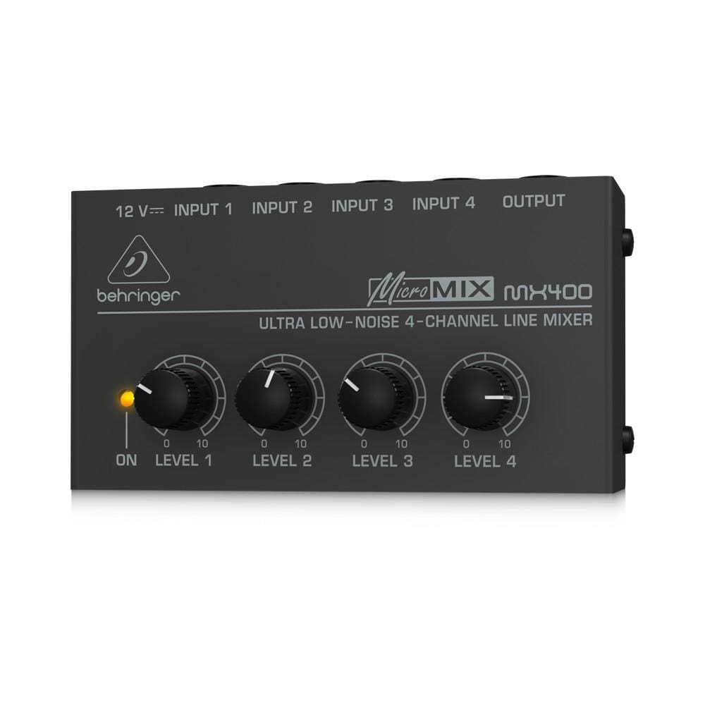 Behringer Line Mixers Behringer MX400 Ultra Low Noise 4-Channel Line Mixer