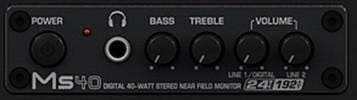 Behringer Monitor Speaker Bundles Behringer MS40 Digital Monitor Speakers System with Isolation Pads, Cables, and Ebook  - Pair