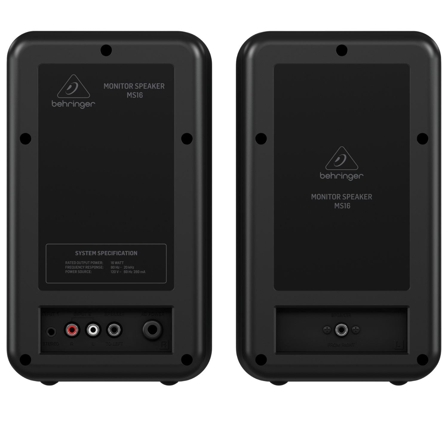 Behringer Monitor Speakers Behringer MS16 Active Personal Monitor Speaker System - Pair