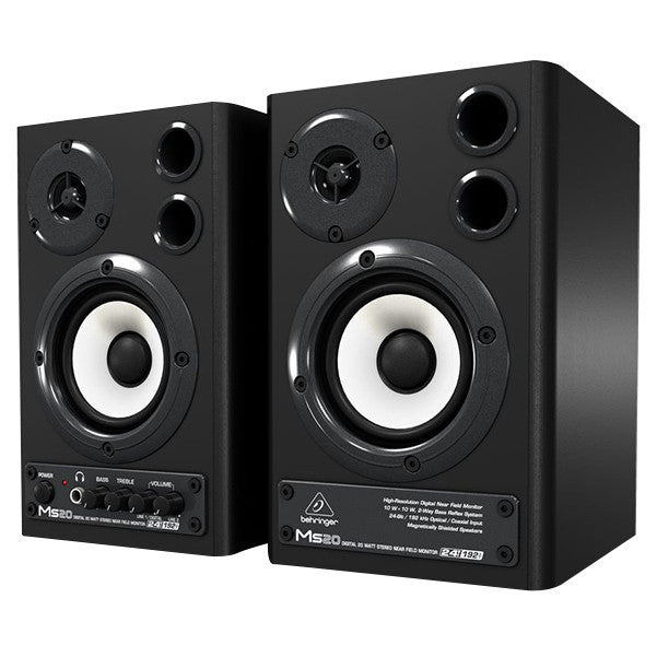 Behringer Monitor Speakers Behringer MS20 Digital Monitor Speaker System - Pair