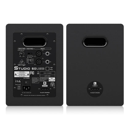 behringer monitor speakers behringer studio 50usb 150-watt bi-amped reference studio monitors with usb