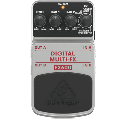 Behringer Multi-Effects Pedals Behringer FX600 Digital Multi-FX Guitar Effects Pedal