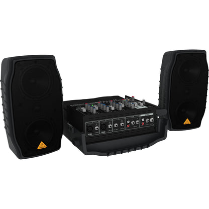 behringer pa systems behringer europort ppa200 portable pa system