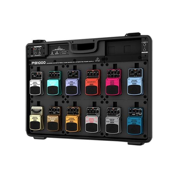 behringer pedalboards behringer pb1000 mega pedalboard with power supply for guitar effect pedals