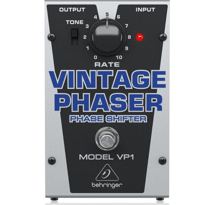 Behringer Phaser Pedals Behringer VP1 Vintage Phaser Effects Pedal