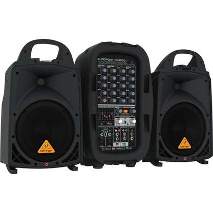 behringer portable pa systems behringer europort ppa500bt pa system