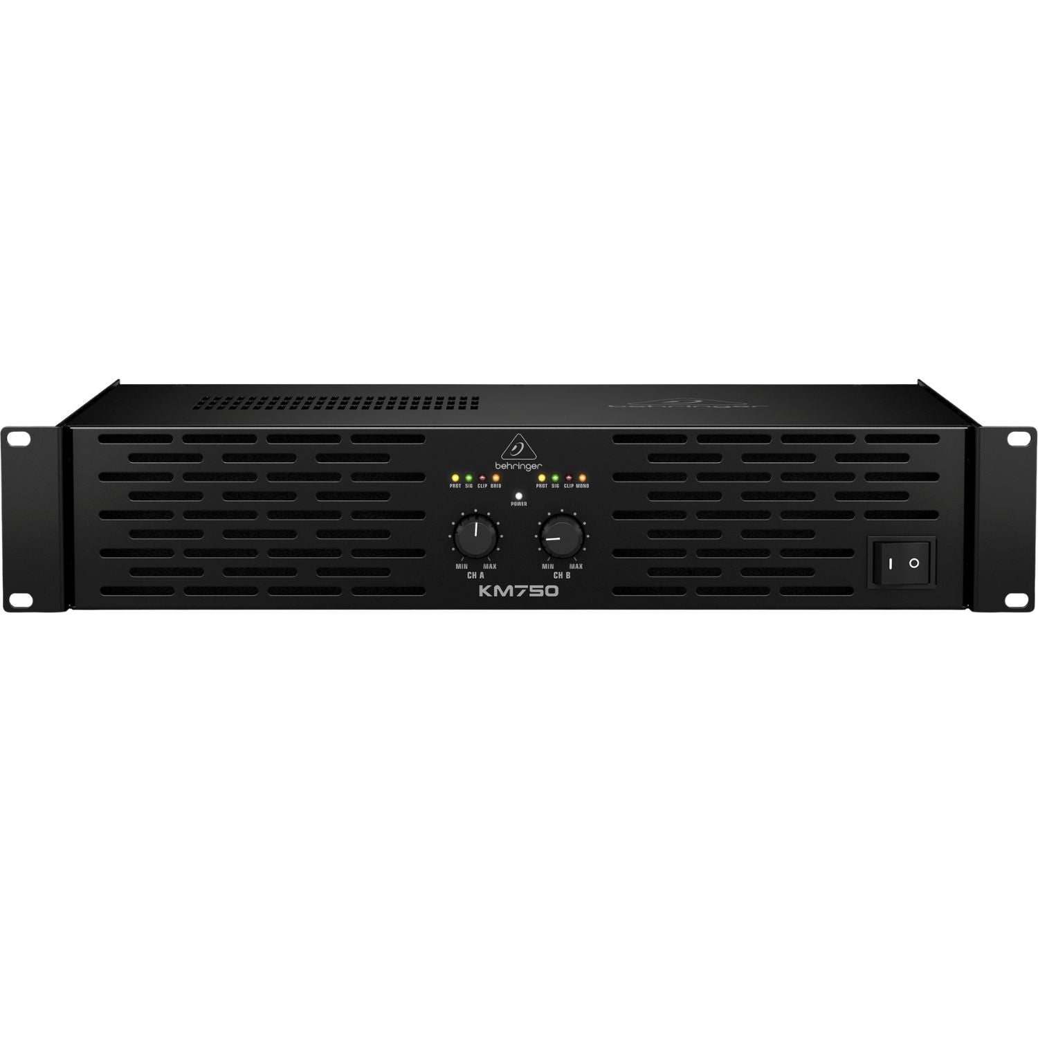 Behringer Power Amplifiers Behringer KM750 Professional Stereo Power Amplifier