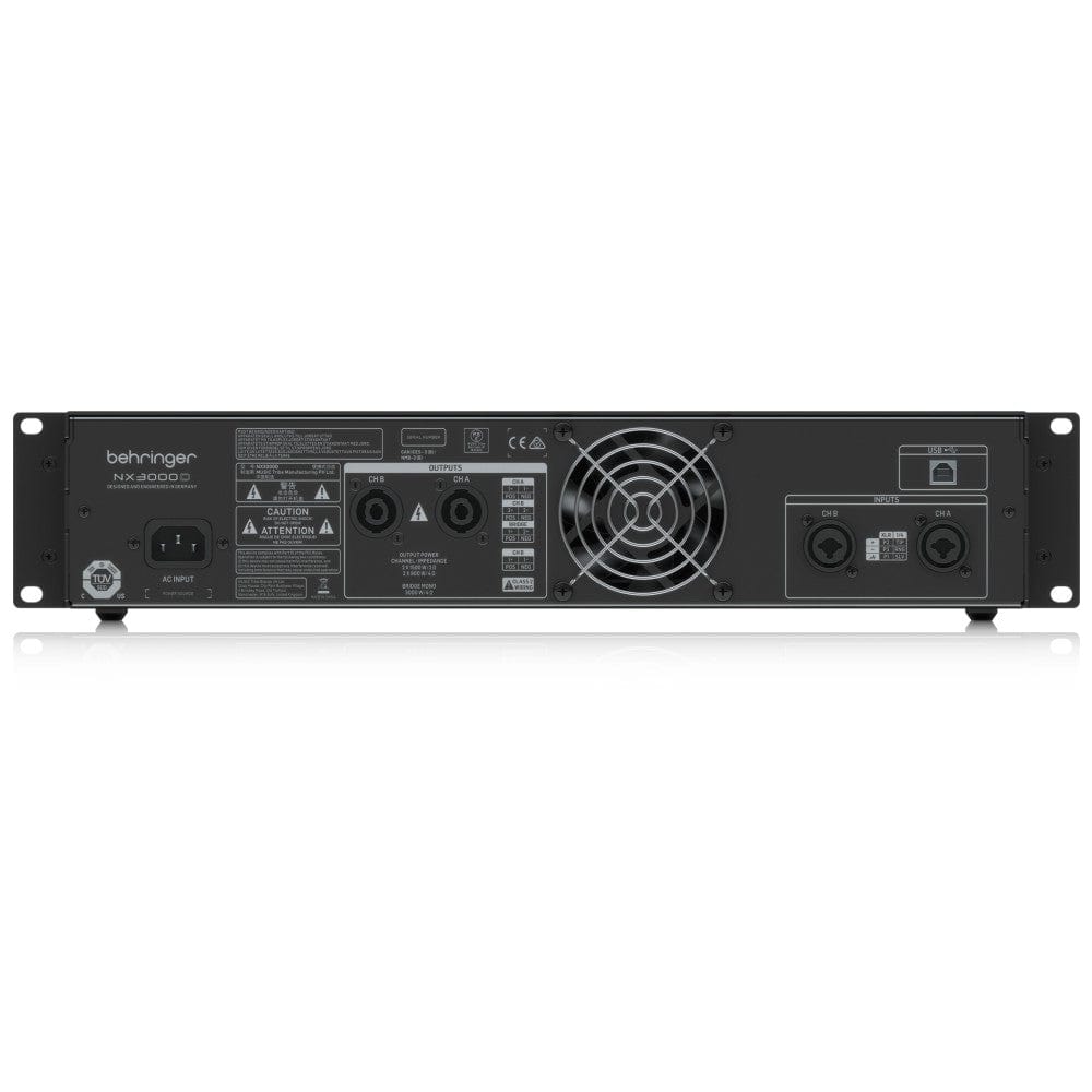 Behringer Power Amplifiers Behringer NX3000D Portable Power Amplifier