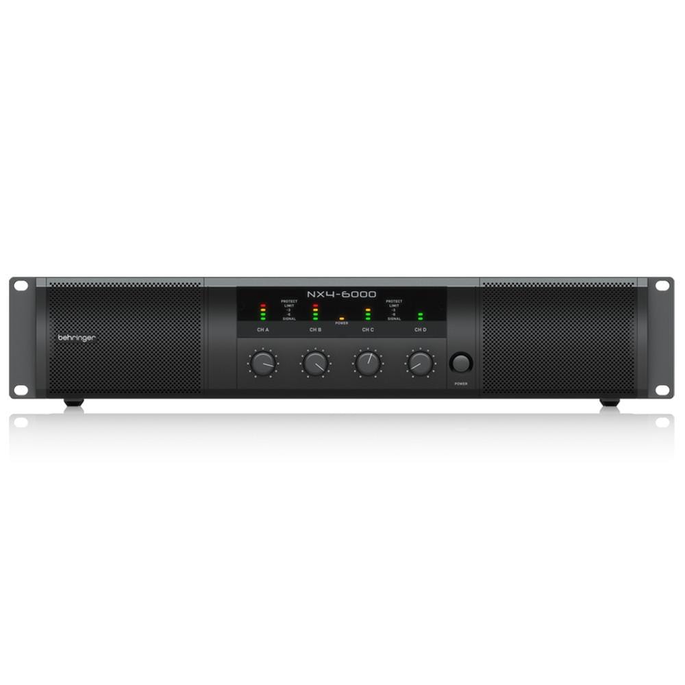 behringer power amplifiers behringer nx4-6000 portable power amplifier