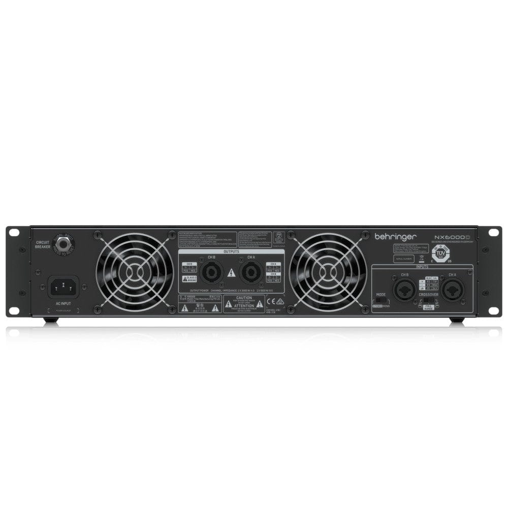 behringer power amplifiers behringer nx6000 portable power amplifier