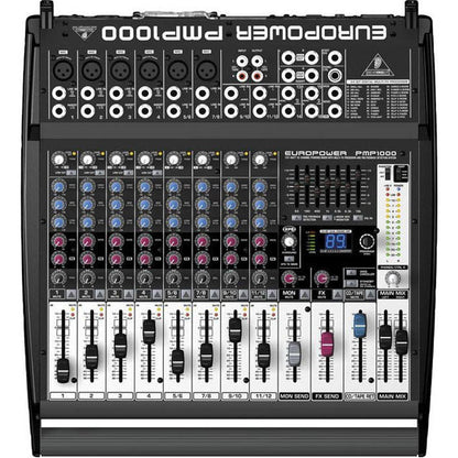 Behringer Powered Mixers Behringer EUROPOWER PMP1000 Powered Mixer