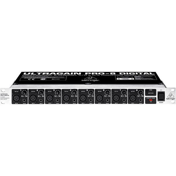 behringer pre amps behringer ultragain pro-8 digital ada8000 audiophile 8-channel a