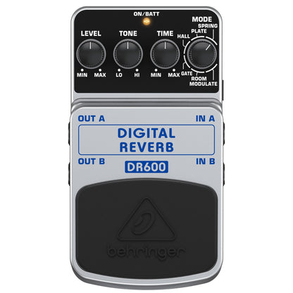 Behringer Reverb Pedals Behringer DR600 Digital Reverb Guitar Effects Pedal