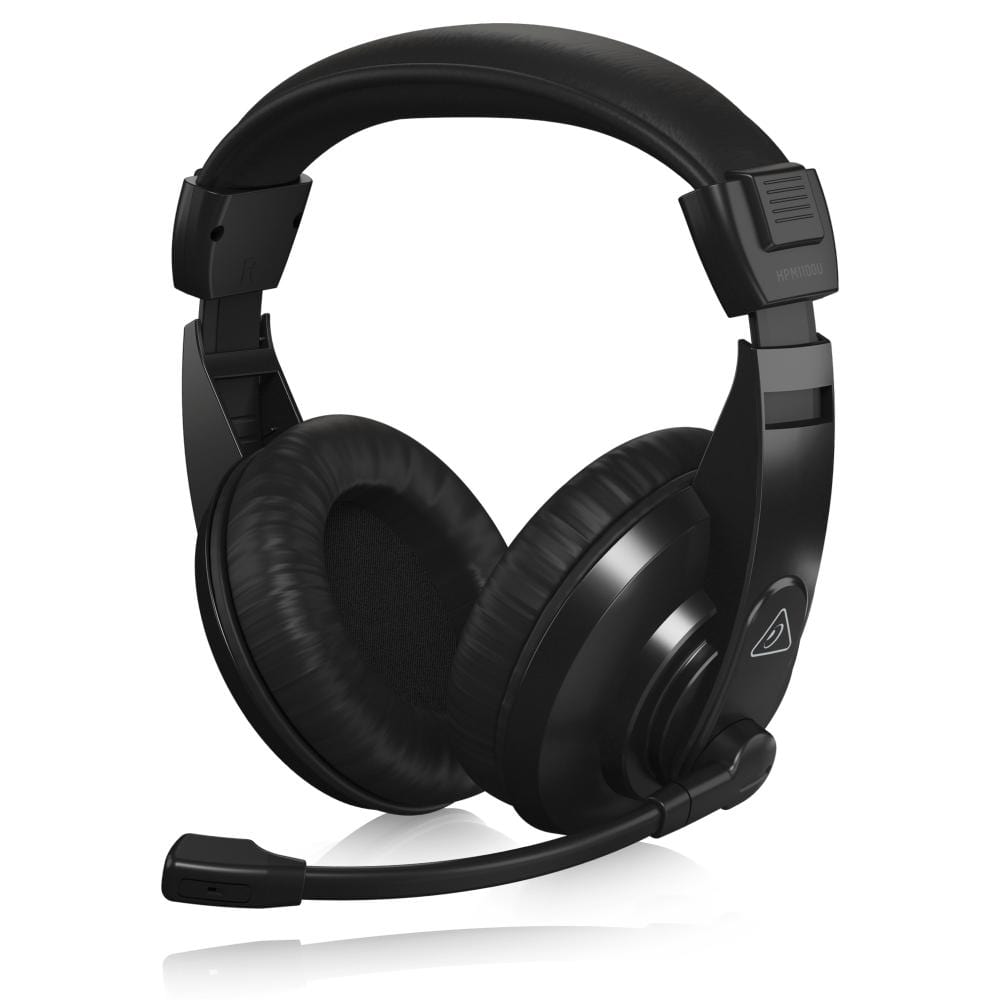 behringer studio headphones black behringer hpm1100u multi-purpose usb headset   
