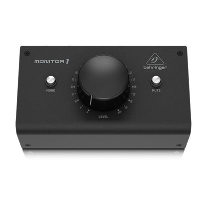Behringer Studio Monitor Controllers Behringer Monitor 1 Premium Passive Stereo Monitor and Volume Controller