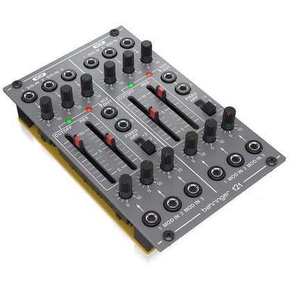 behringer synthesizers behringer 121 dual vcf legendary analog dual vcf module for eurorack synthesizer