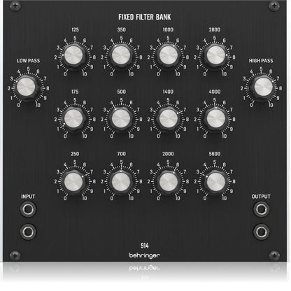 behringer synthesizers behringer 914 fixed filter bank legendary analog module for eurorack synthesizer