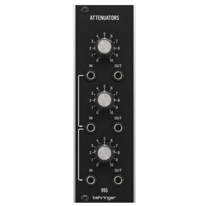 behringer synthesizers behringer 995 attenuators legendary analog attenuator module for eurorack synthesizers