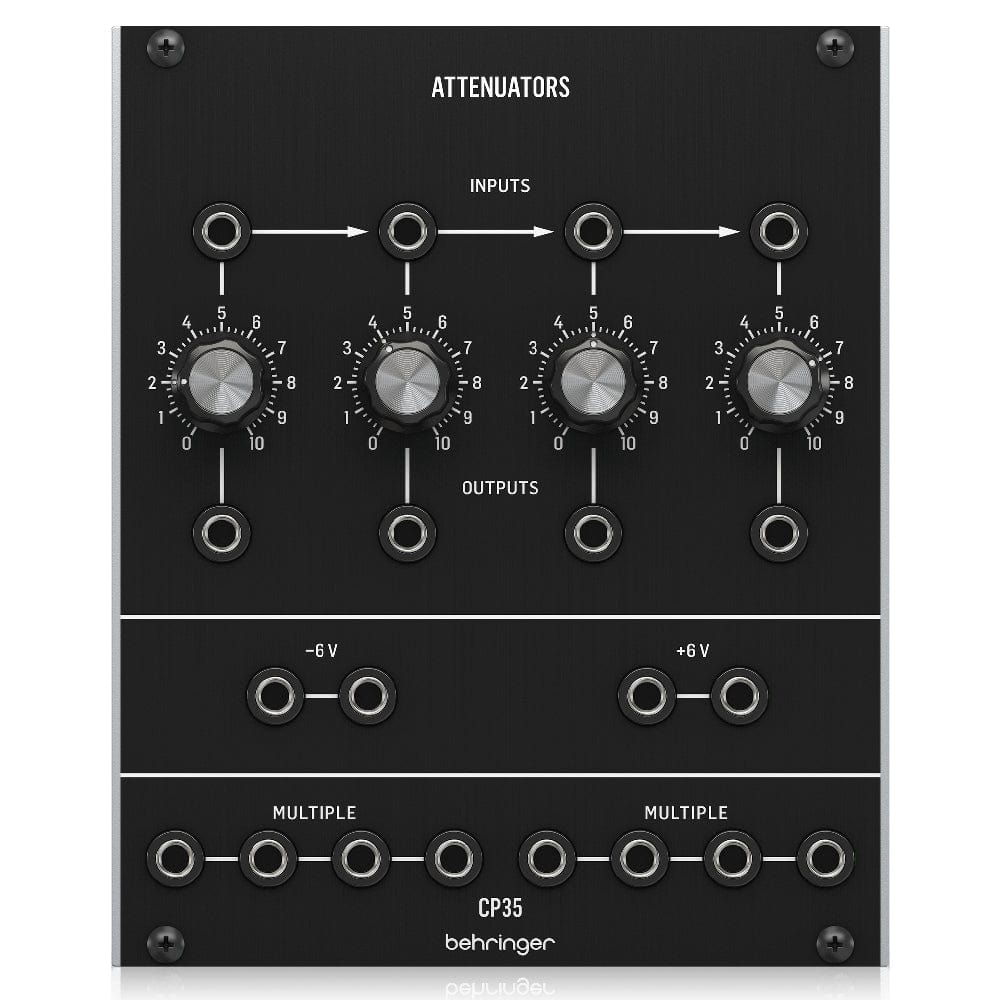 behringer synthesizers behringer cp35 legendary analog attenuator and multiples module for eurorack