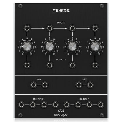 behringer synthesizers behringer cp35 legendary analog attenuator and multiples module for eurorack
