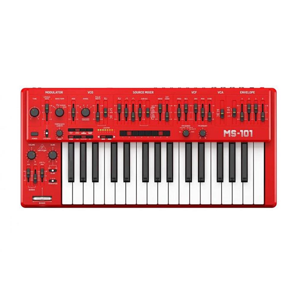 behringer synthesizers behringer ms 101 rd analog synthesizer