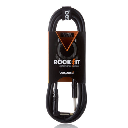 Bespeco Instrument Cables 3M Bespeco RKJP Jack 90 Degree Rockit Instrument Cable 
