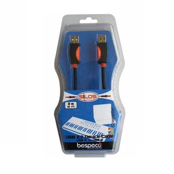 bespeco instrument cables bespeco slaa180 usb a to usb a - 1.8 metres