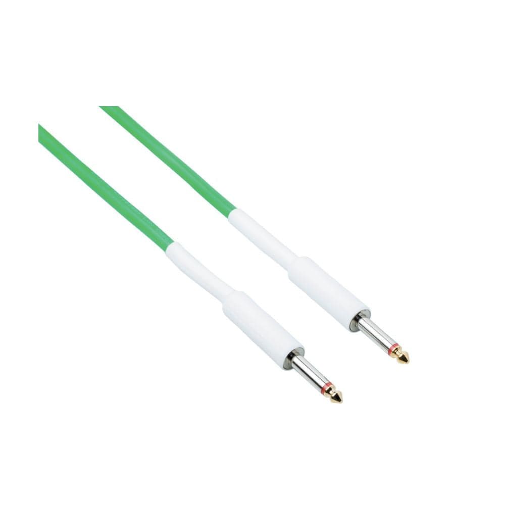 Bespeco Instrument Cables Green Bespeco DRAG300 3 Meter Instrument Cable