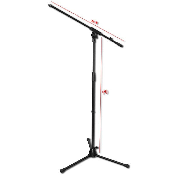 bespeco microphone stands bespeco sh14ne microphone boom stand - black