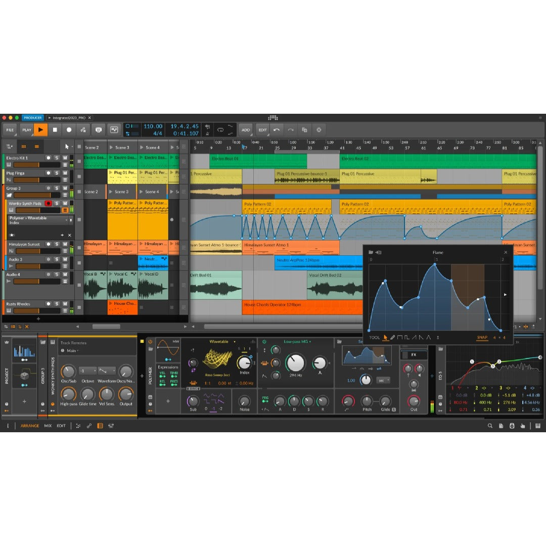 Bitwig DAW Software Bitwig Studio 5.2 Producer DAW Software