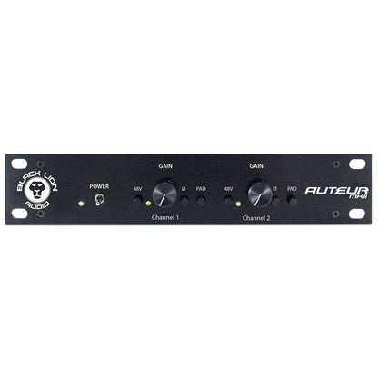 black lion audio pre amps black lion audio auteur mkii two channel mic pre