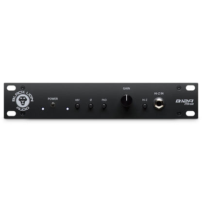 black lion audio pre amps black lion audio b12a mkiii half rack american styled mic pre