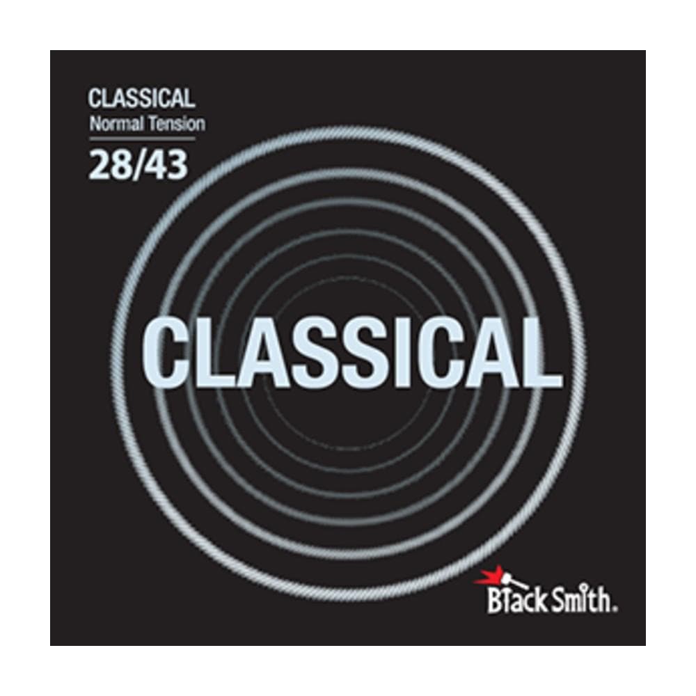black smith classical guitar strings black smith 80n silver plated wound classical guitar strings - normal tension