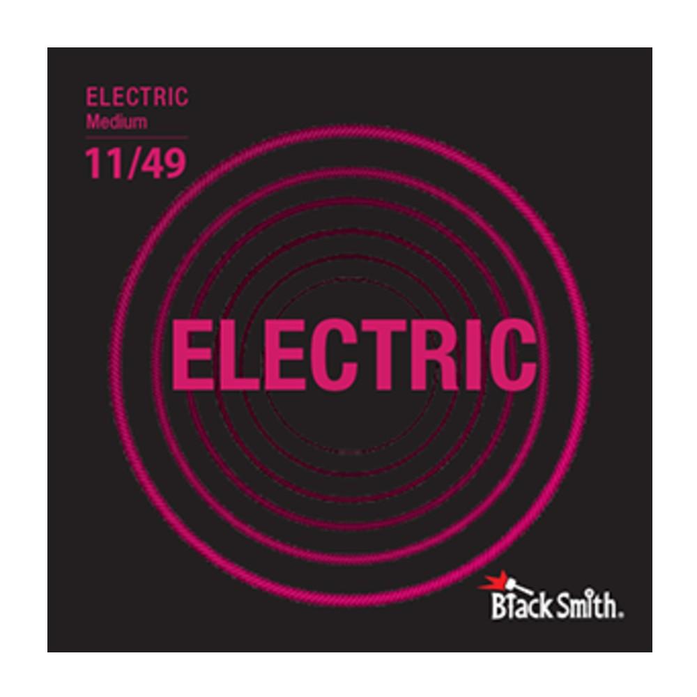 Black Smith Electric Guitar Strings Medium - .011-.049 Black Smith Nickel Round Wound Electric Guitar Strings