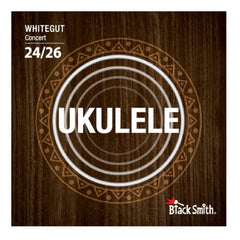 Black Smith Ukulele Strings Concert - .024 / .026 Black Smith Whitegut Ukulele Strings