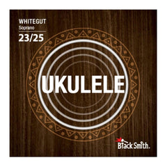 Black Smith Ukulele Strings Soprano - .023 / .025 Black Smith Whitegut Ukulele Strings