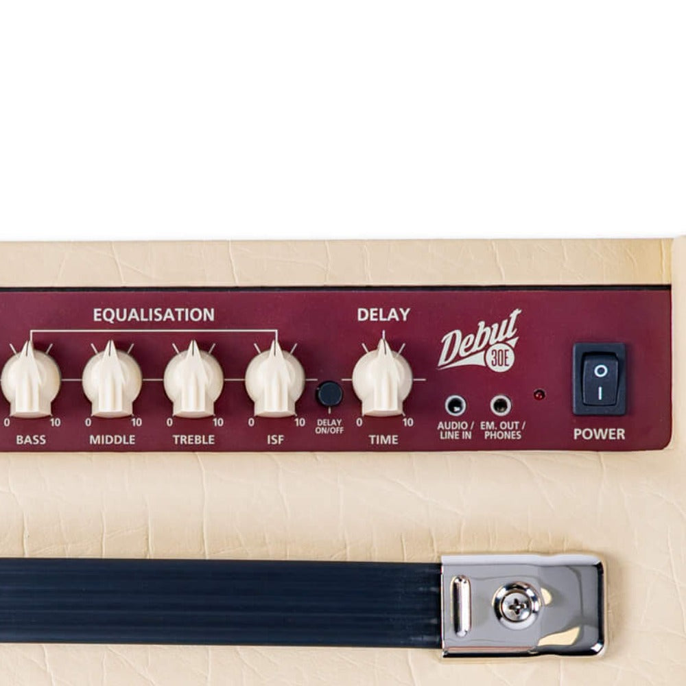 Blackstar Acoustic Guitar Amplifiers Blackstar Debut 30E Cream Oxblood Acoustic Guitar Amplifier